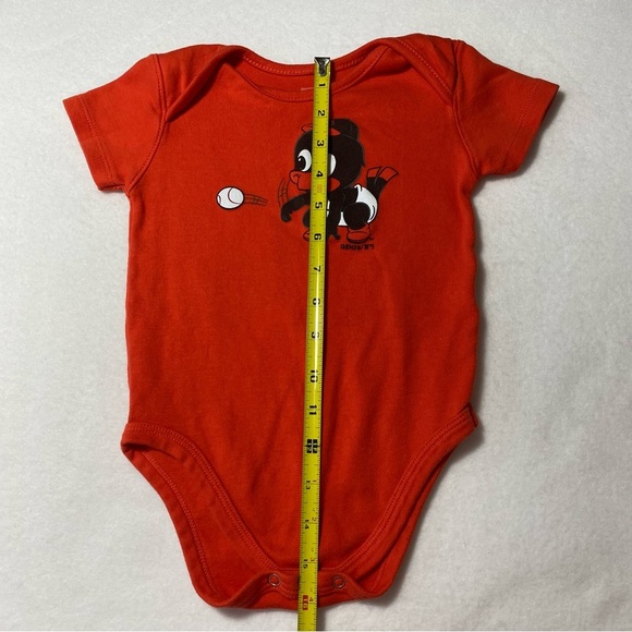 Baltimore Orioles MLB GEN2 Baby Size 24 M Months One-piece Bodysuit Orange - Picture 6 of 6